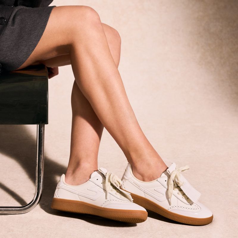 SHEFFIELD GOLF W - NAPPA/PATENT - WHITE